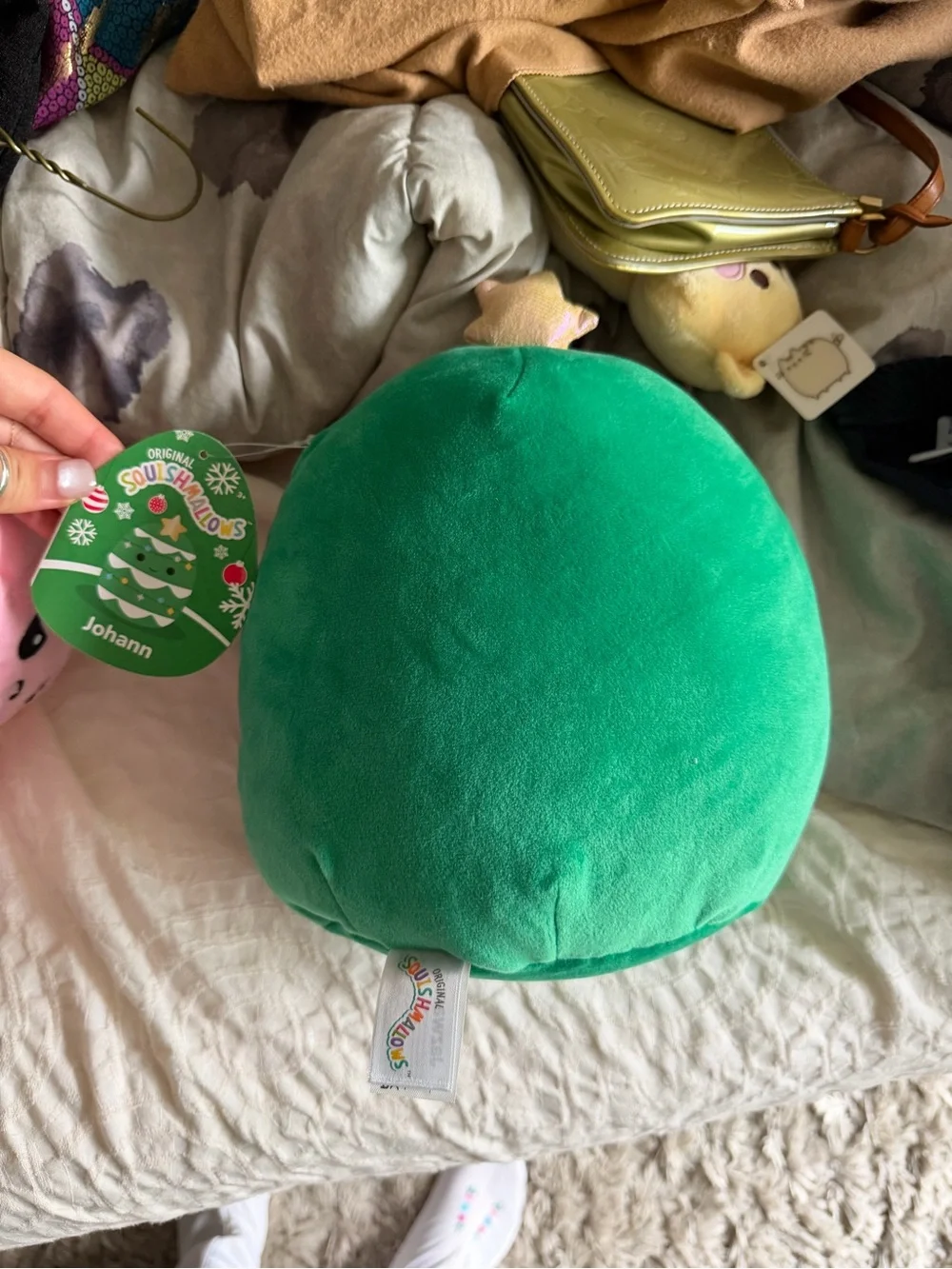 Green Christmas Tree Squishmallow Plush Toy for Kids - Squishable Style